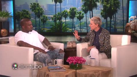 ellen and kanye|kanye west full banned.